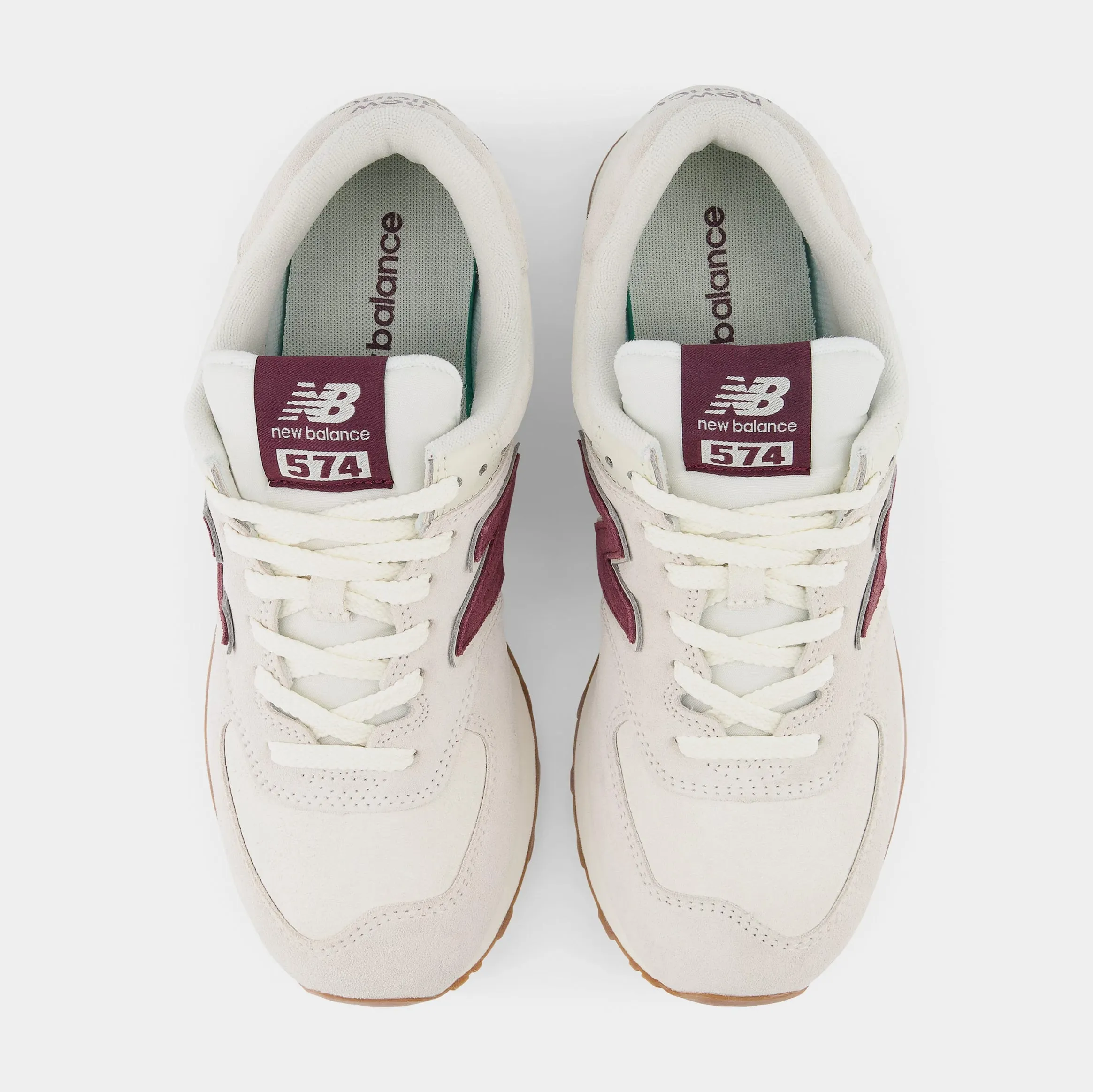 574 Womens Running Shoes (Beige)