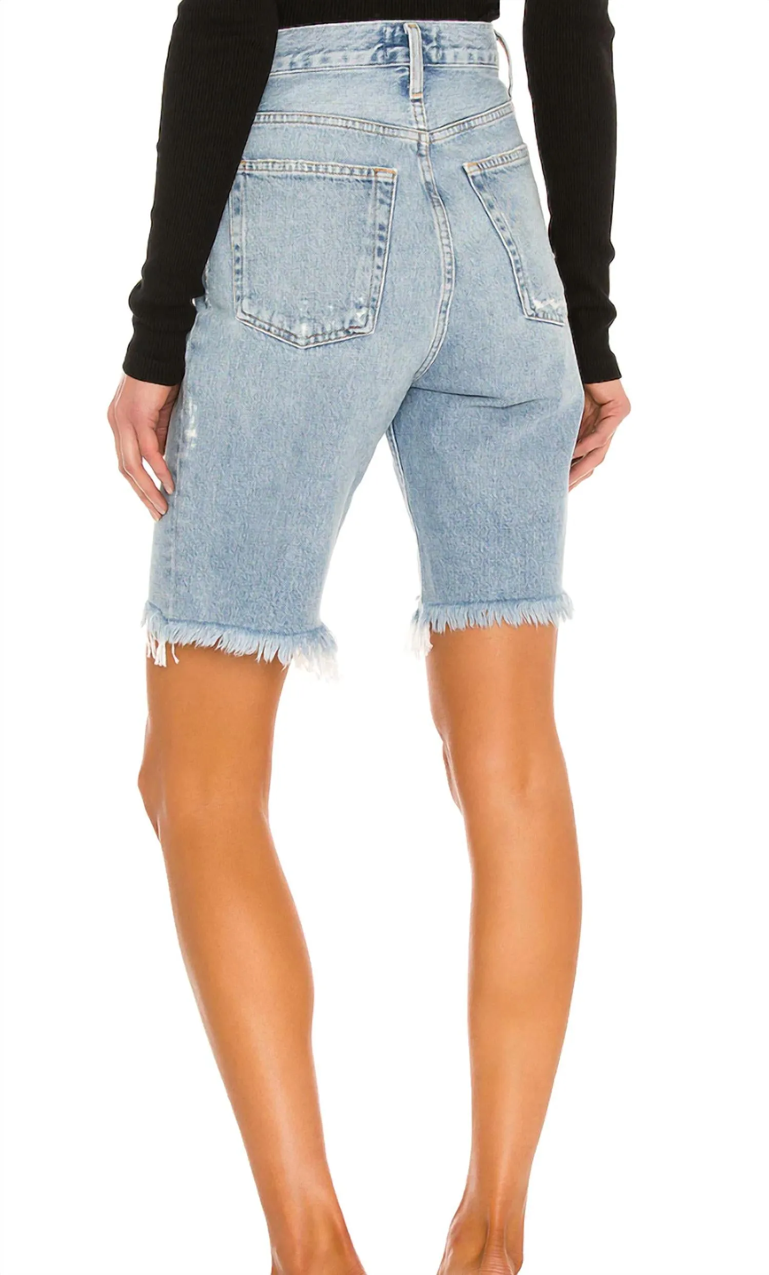 90's Pinch Waist High Rise Shorts In Latitude