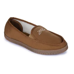 A-HA Beige Casual Non Lacing Shoes For Men WALKER-E By Liberty