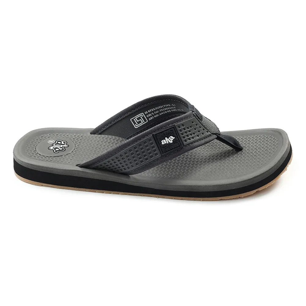 A-HA Grey Casual Slipper For Men ANCO-6 By Liberty