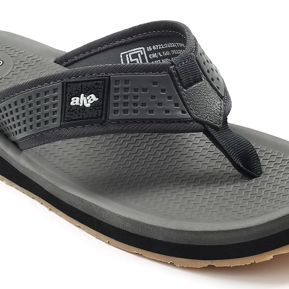 A-HA Grey Casual Slipper For Men ANCO-6 By Liberty