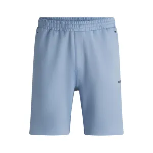 Active stretch shorts with decorative reflective details