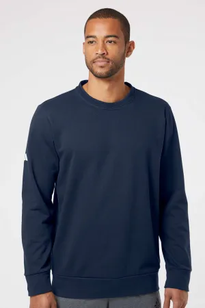 Adidas Mens Fleece Crewneck Sweatshirt - Collegiate Navy Blue