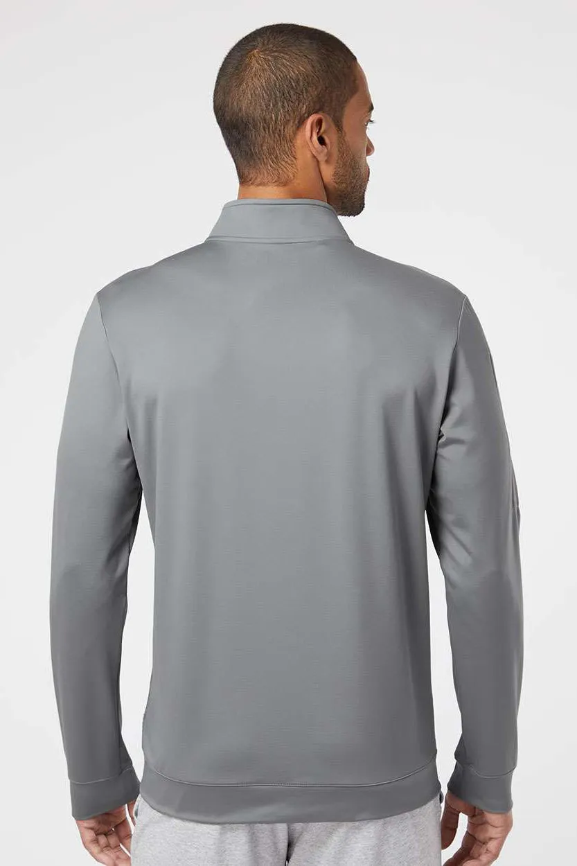 Adidas Mens Performance UPF 50  1/4 Zip Sweatshirt w/ Pocket - Grey
