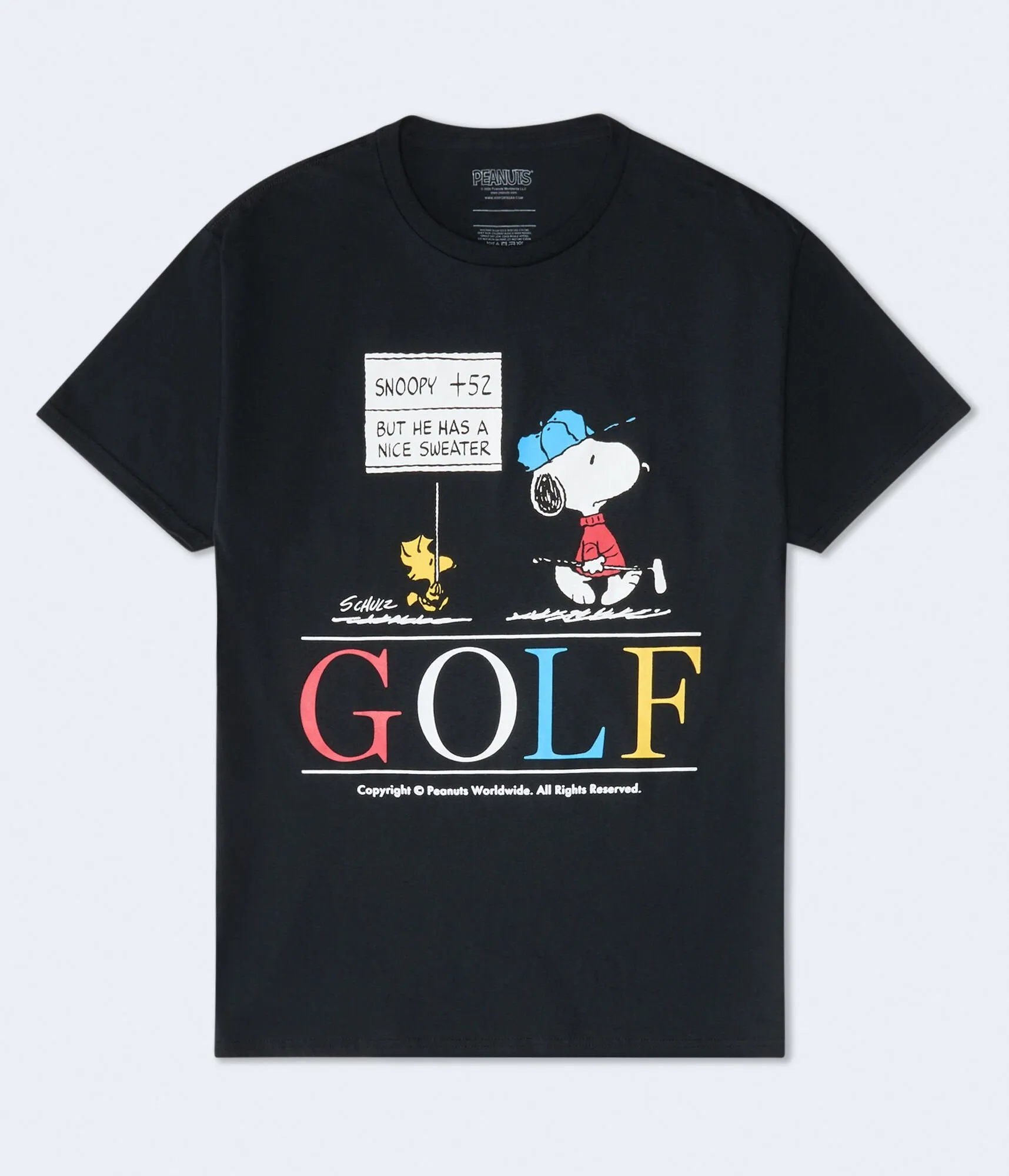 Aeropostale Snoopy Golf Relaxed Graphic Tee