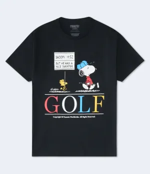 Aeropostale Snoopy Golf Relaxed Graphic Tee