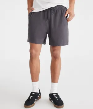 Aeropostale Solid Fleece Shorts 5.5"