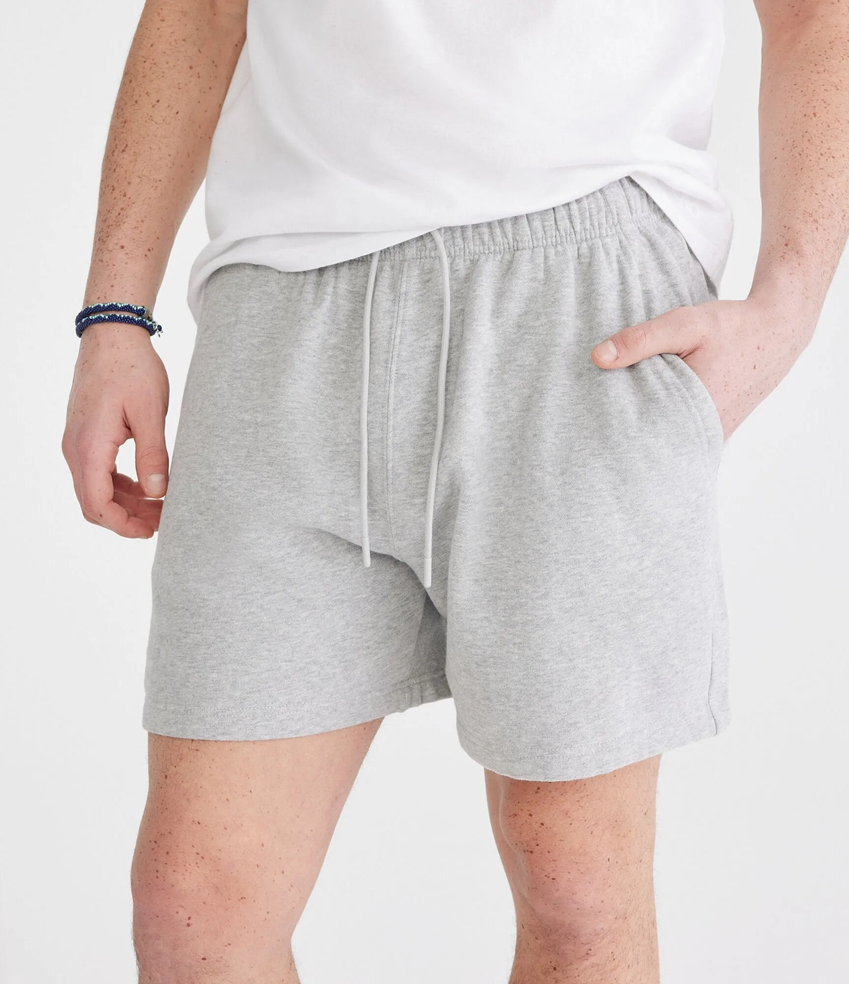 Aeropostale Solid Fleece Shorts 5.5"