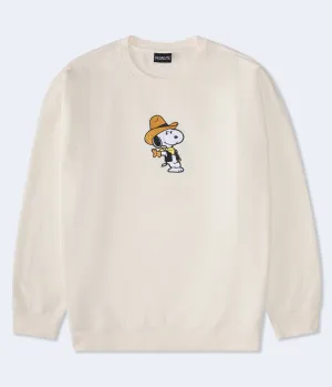 Aeropostale Western Snoopy Crew Sweatshirt
