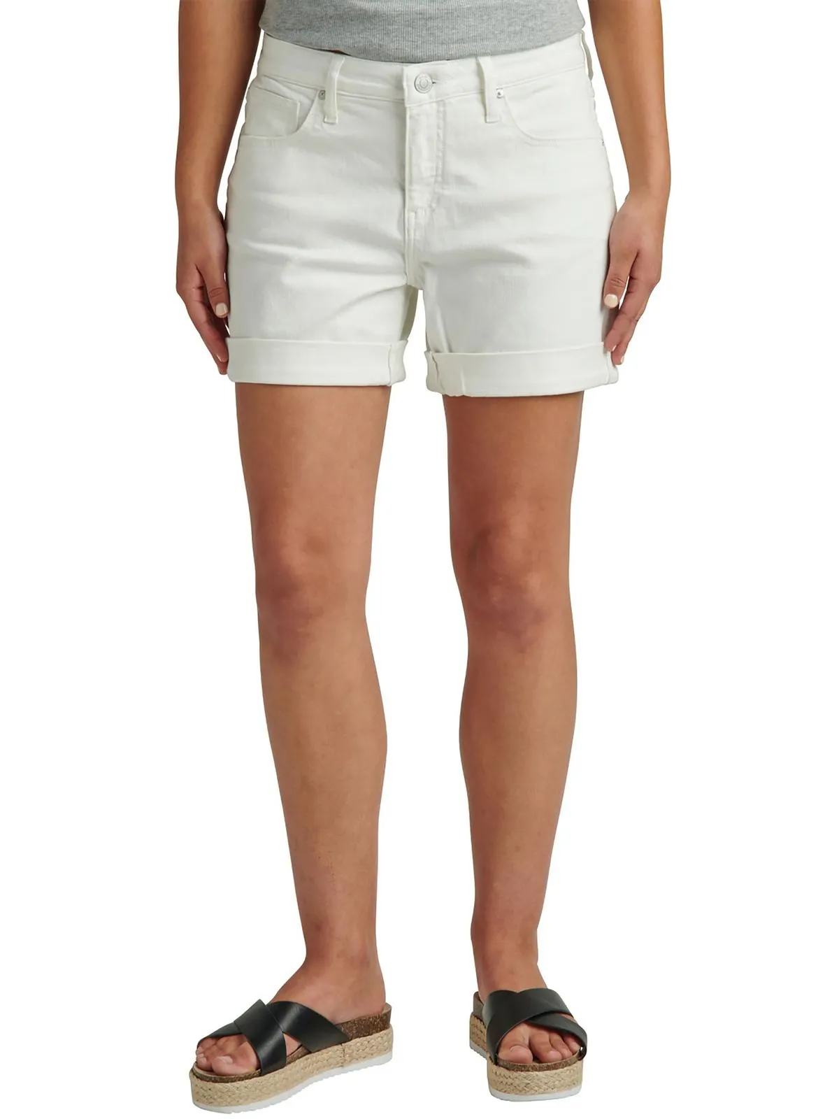 Alex Womens Boyfriend Mid-Rise Casual Shorts