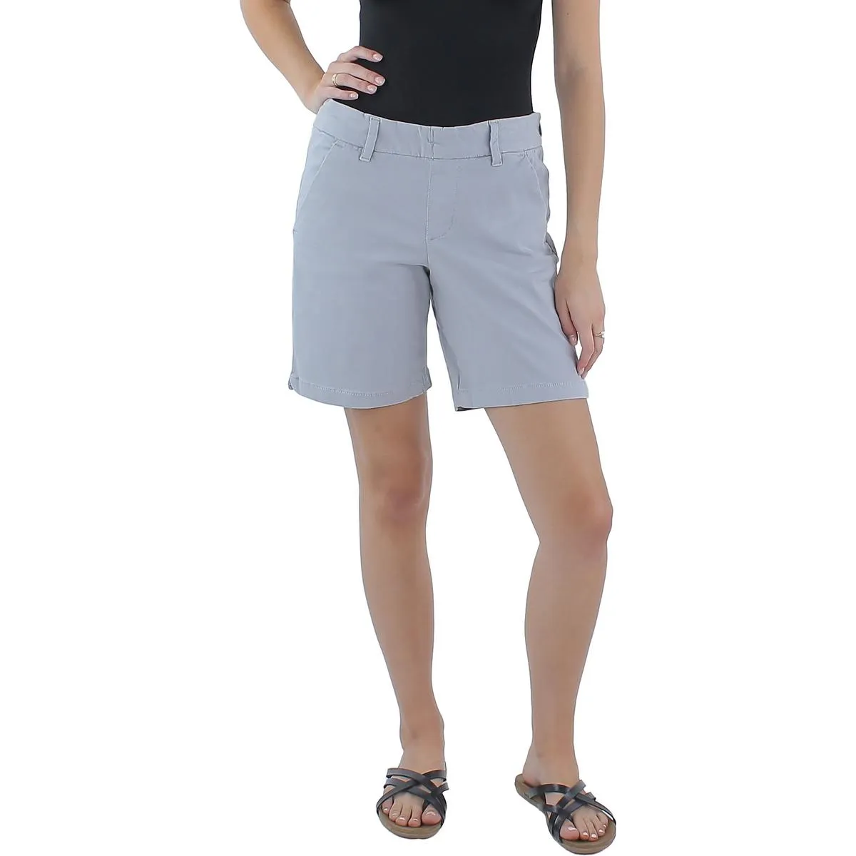 Alex Womens Boyfriend Mid-Rise Casual Shorts