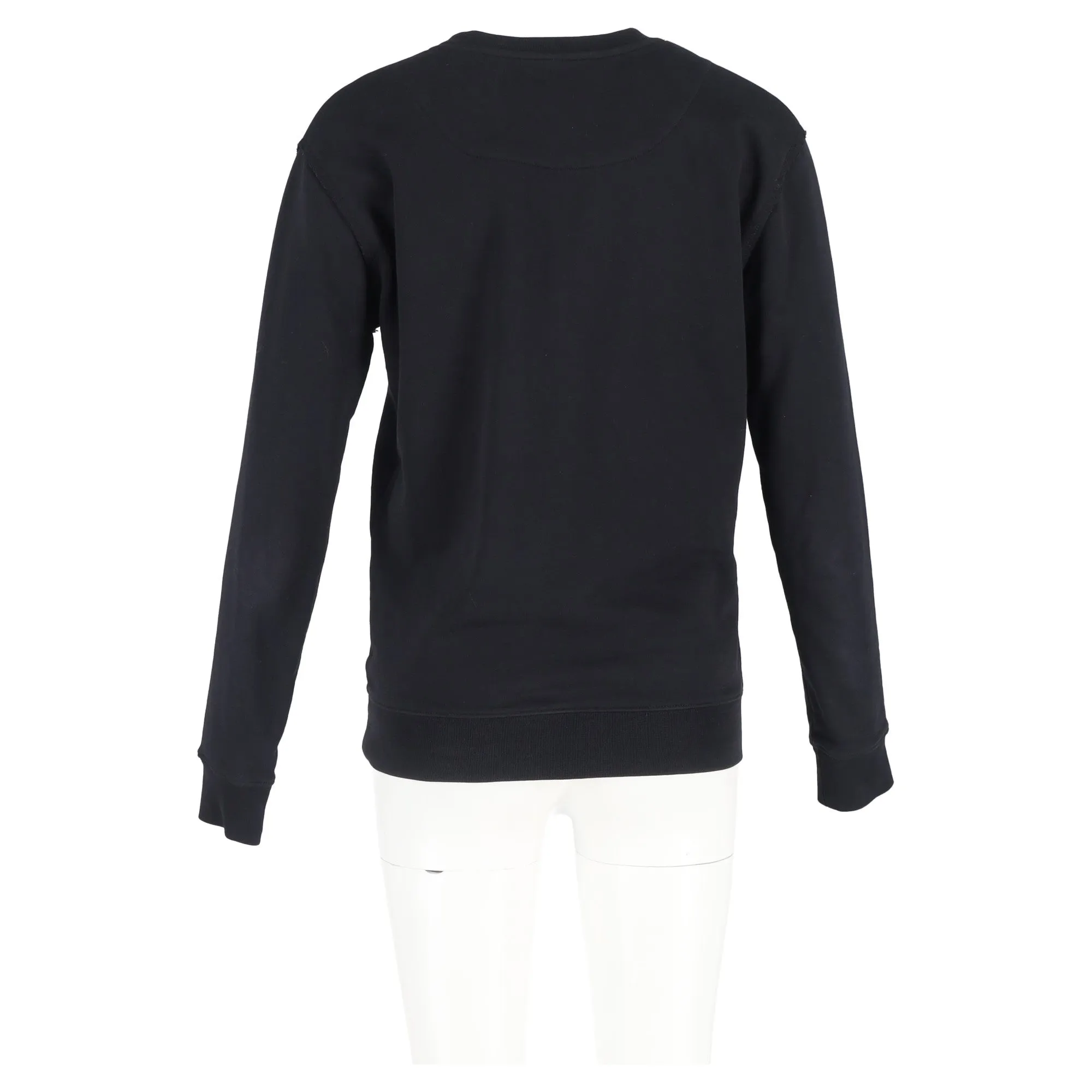Alexander Mcqueen Evil Bunny Sweater in Black Cotton
