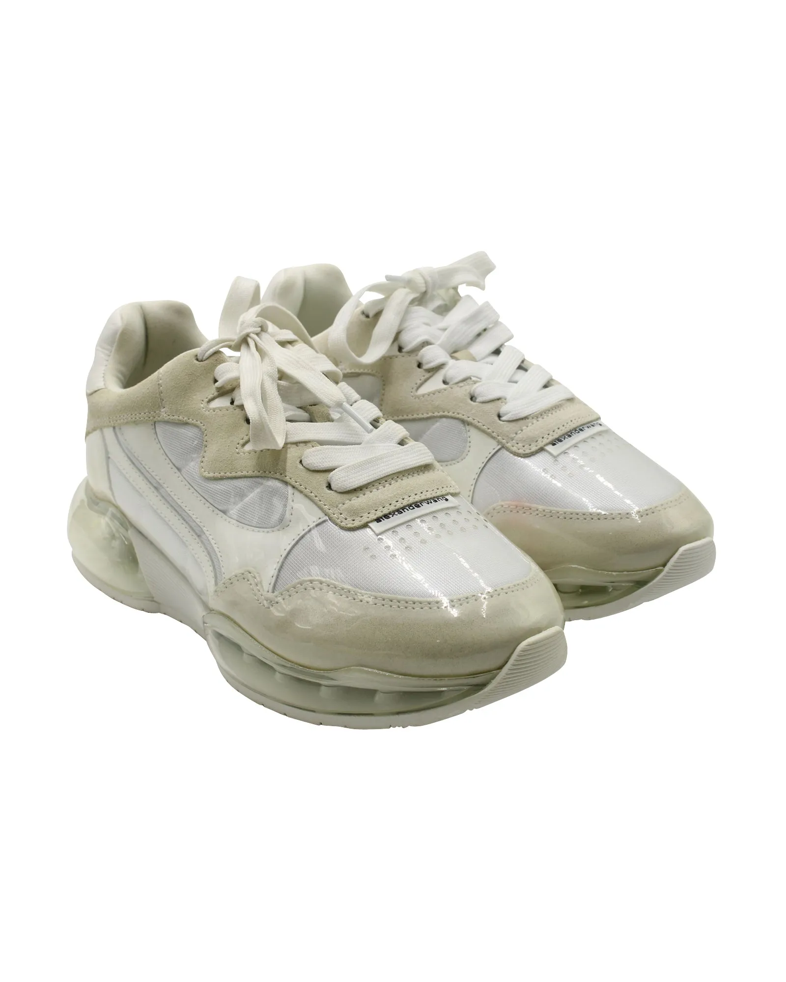 Alexander Wang Stadium Sneakers in Cream PVC