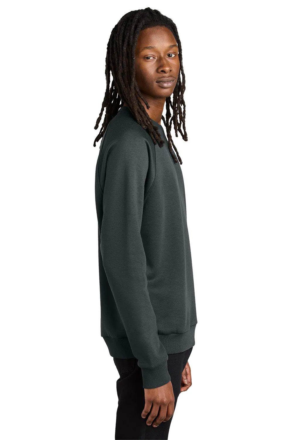 Allmade Mens CVC Fleece Crewneck Sweatshirt - Terrain Grey