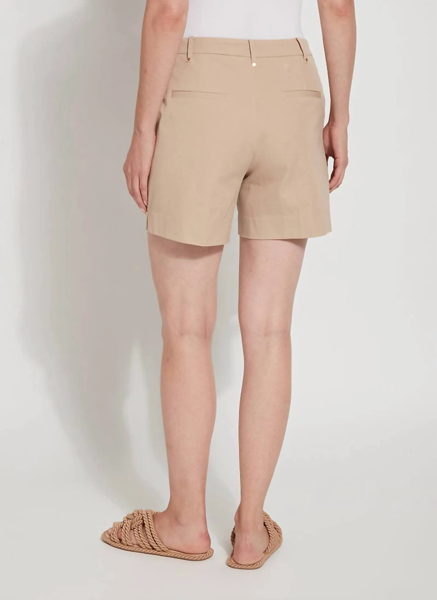 Amanda Stretch Twill Short In Canyon
