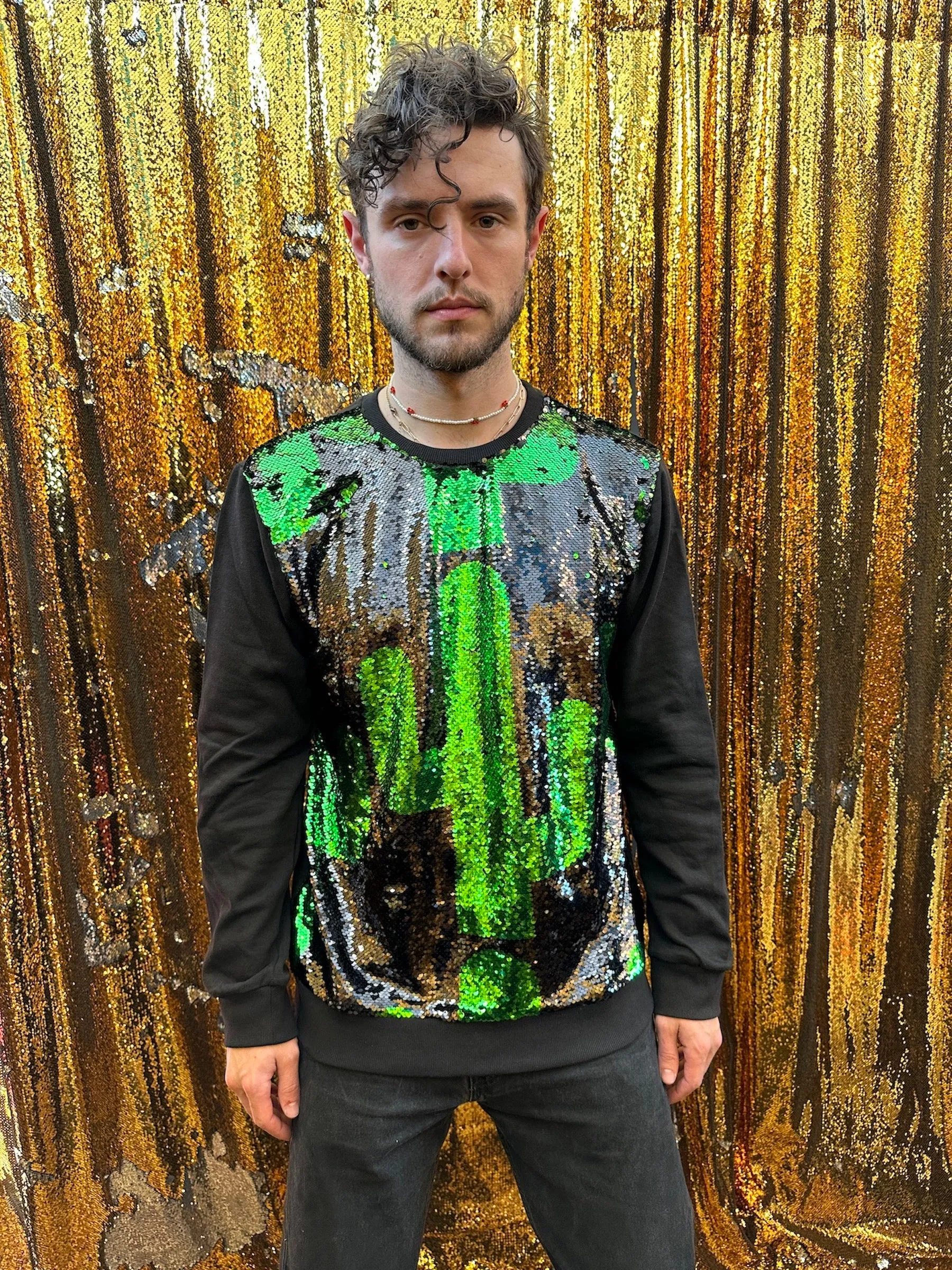 Any Old Iron Mens Cactus Sweatshirt