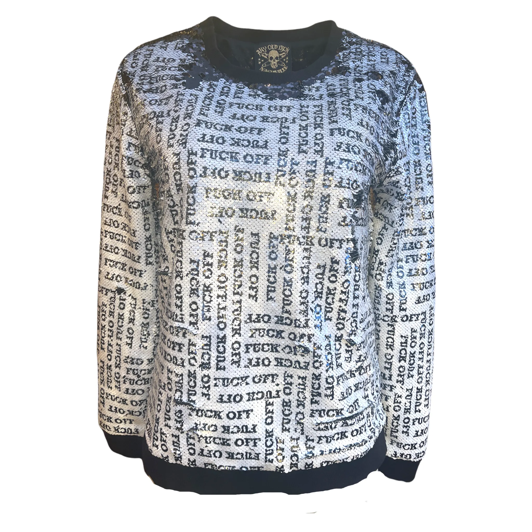 Any Old Iron Mens Small Fucks Sweatshirt