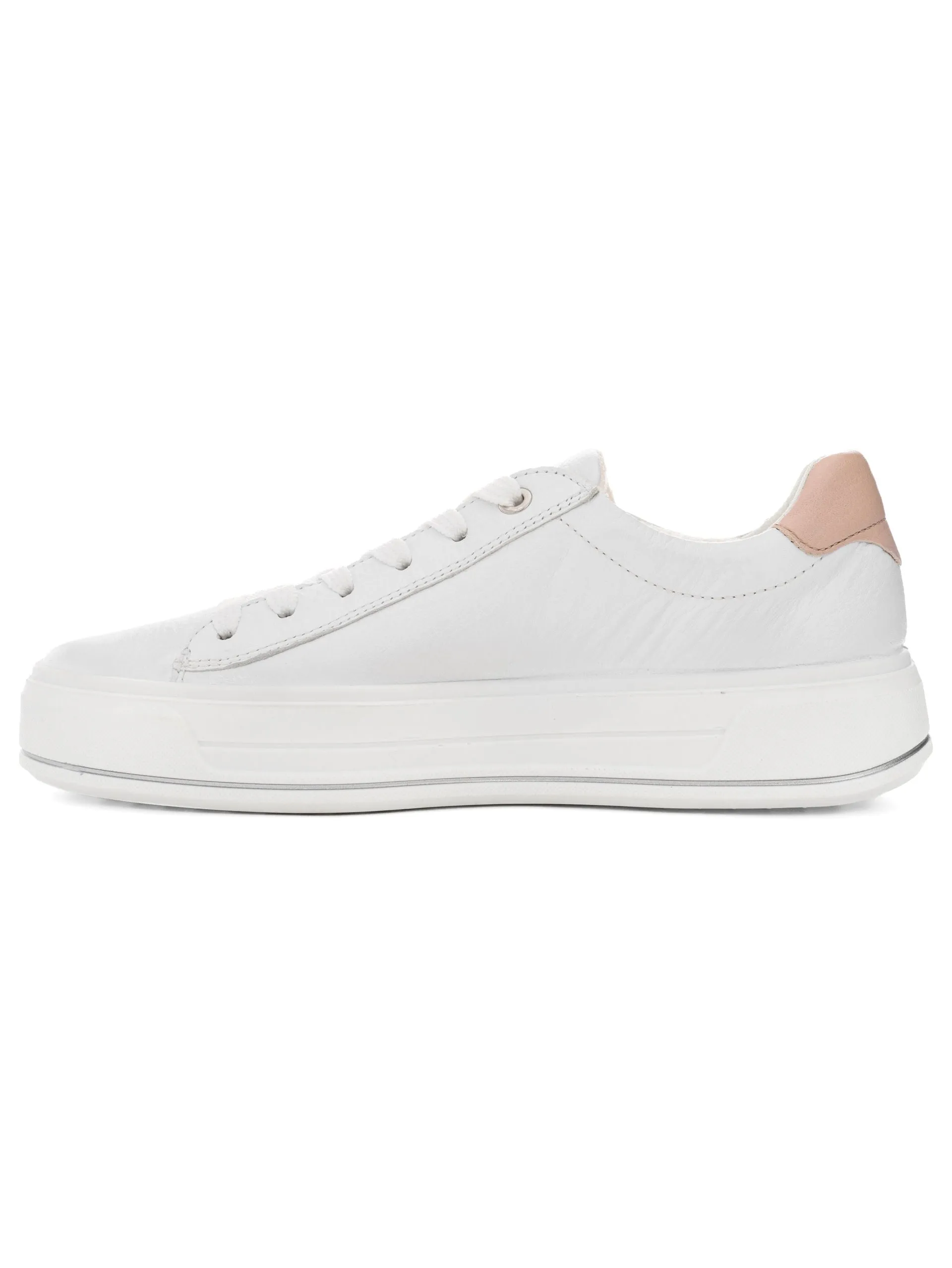 Ara Canberra Lace Up White Trainer