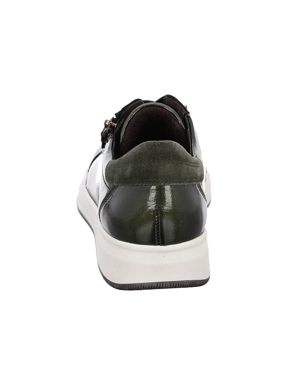 Ara Rom Patent Green Trainer
