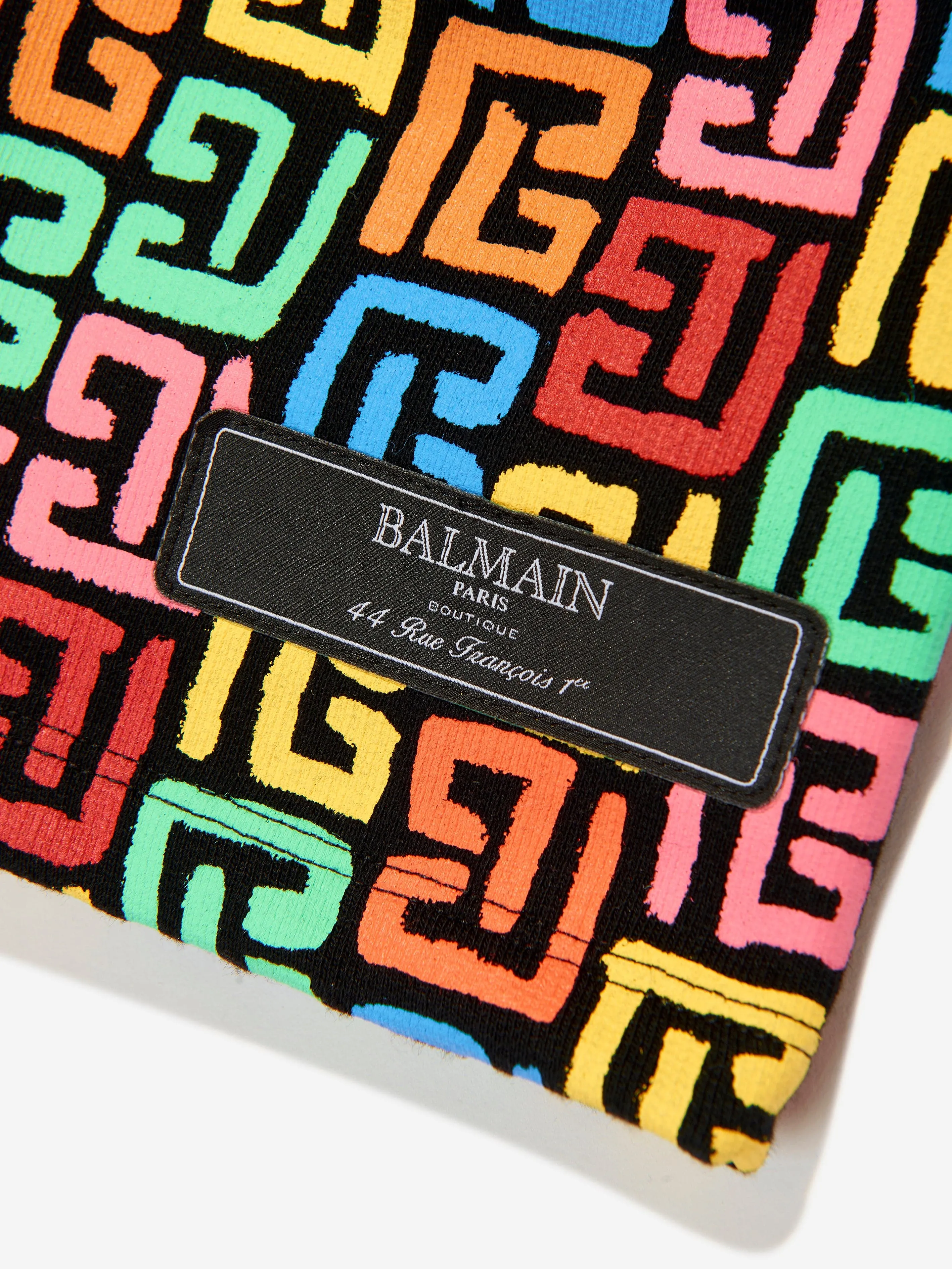 Balmain Baby Boys Mongram Shorts in Multicolour
