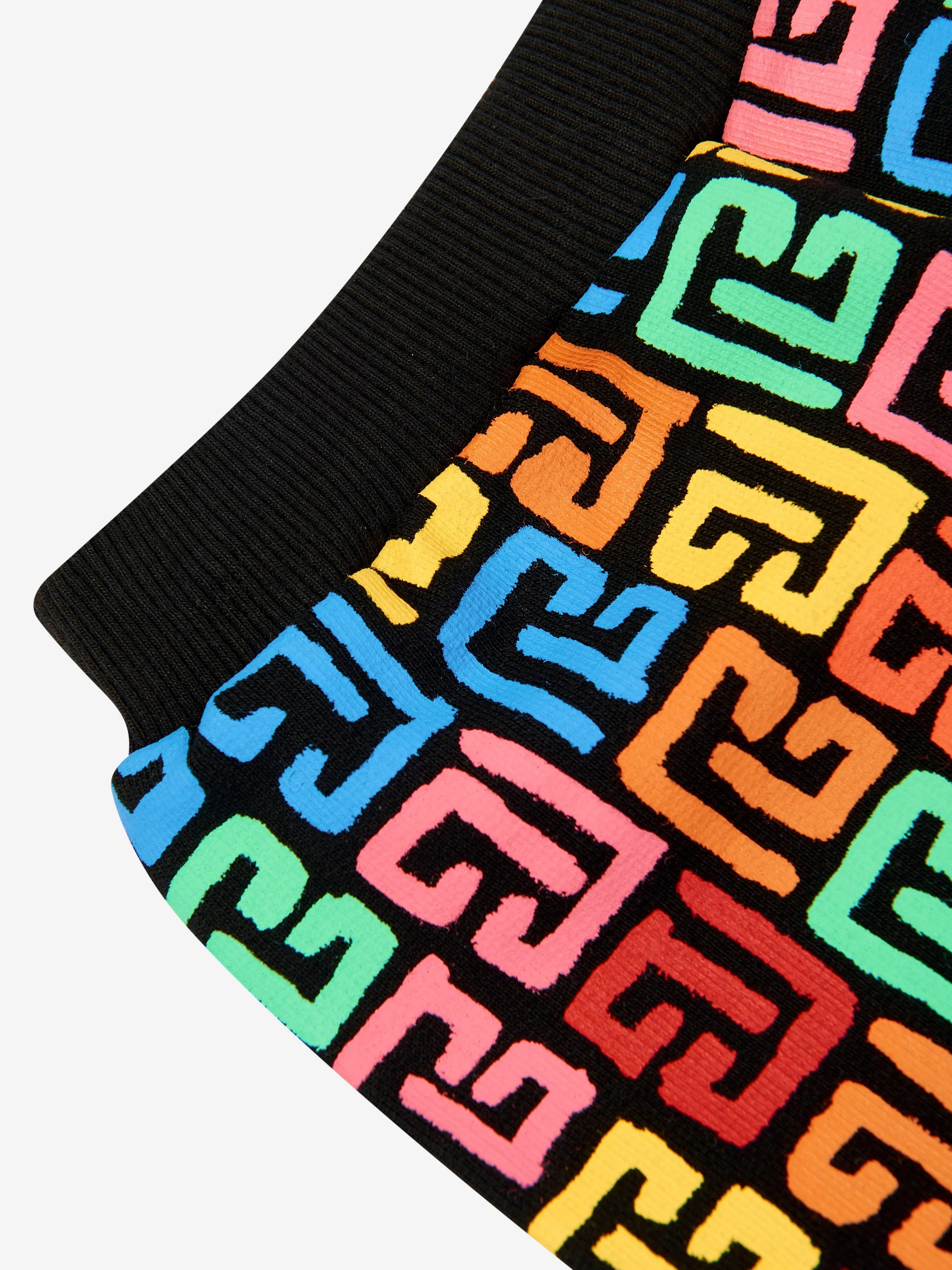 Balmain Baby Boys Mongram Shorts in Multicolour