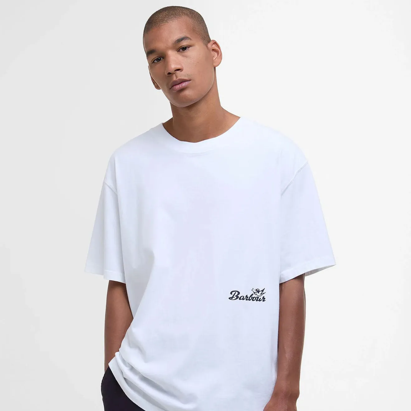Barbour Regence Fit Graphic T-Shirt White
