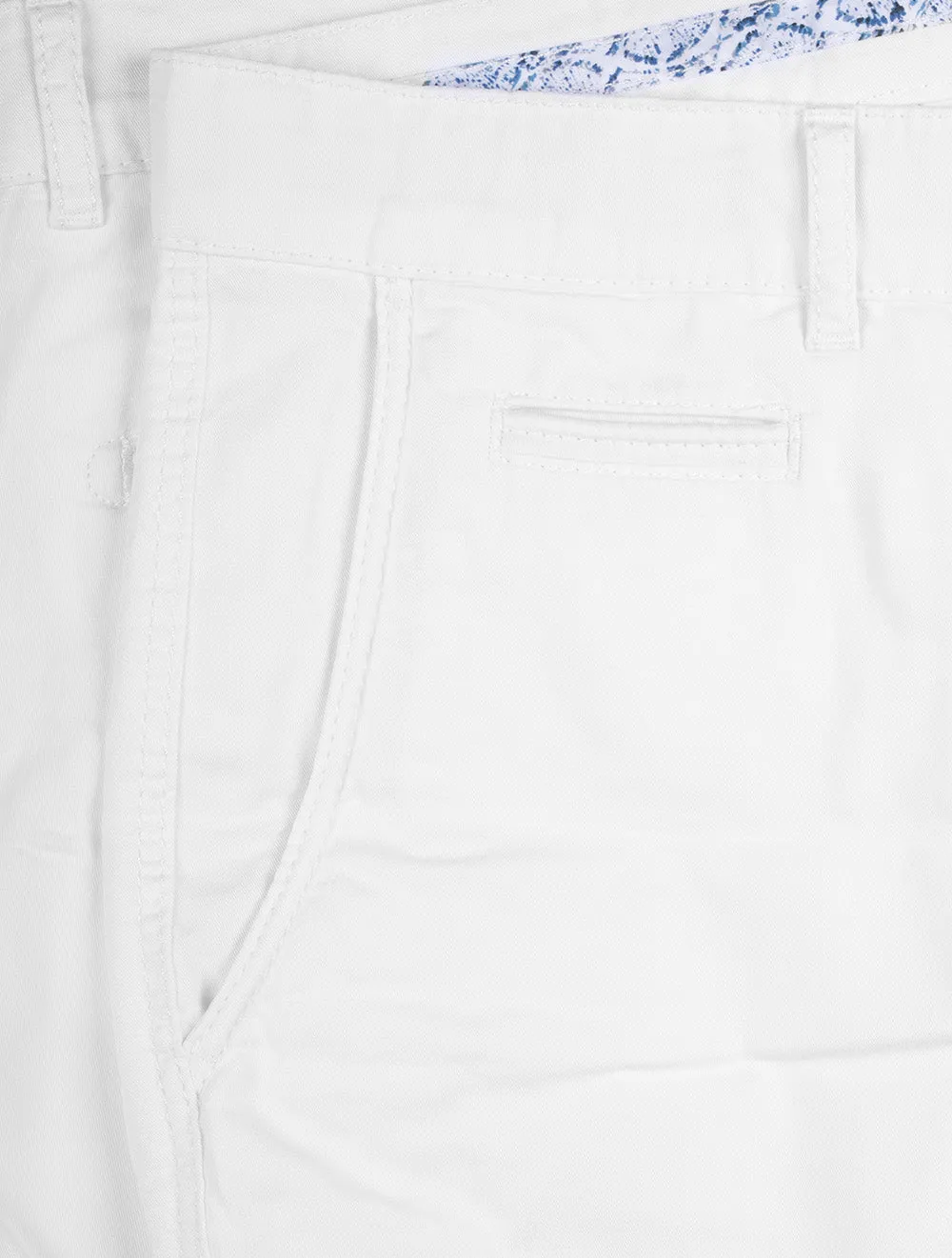 Bari Cotton Short White