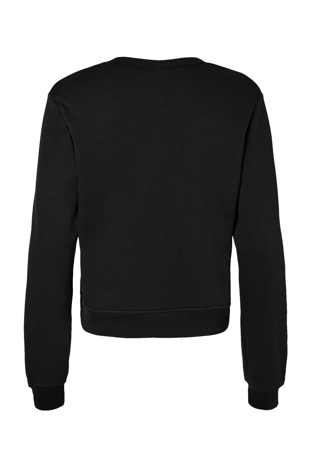 Bella   Canvas Womens Sponge Fleece Classic Crewneck Sweatshirt - Black