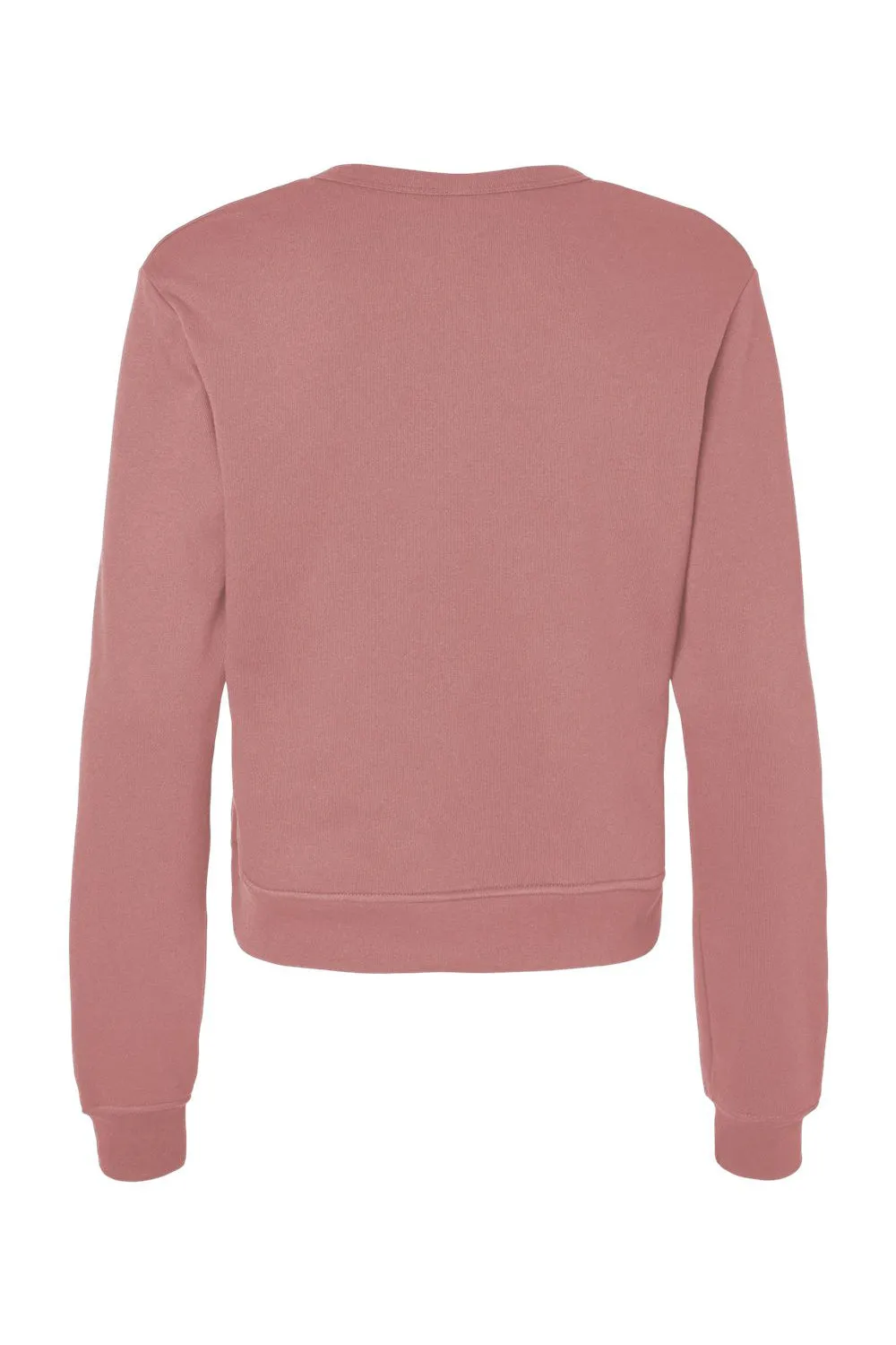 Bella   Canvas Womens Sponge Fleece Classic Crewneck Sweatshirt - Mauve