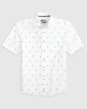 Bonnie Hangin' Out Button Up Shirt In White