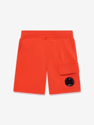 Boys Lens Pocket Shorts in Orange