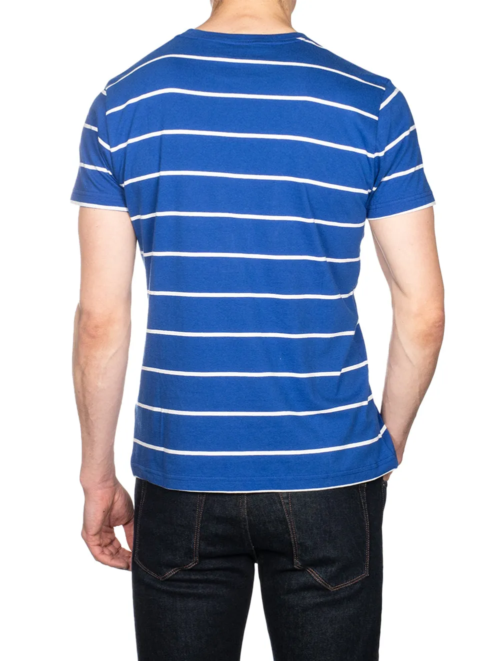 Br Stripe Short Sleeve T-Shirt College Blue