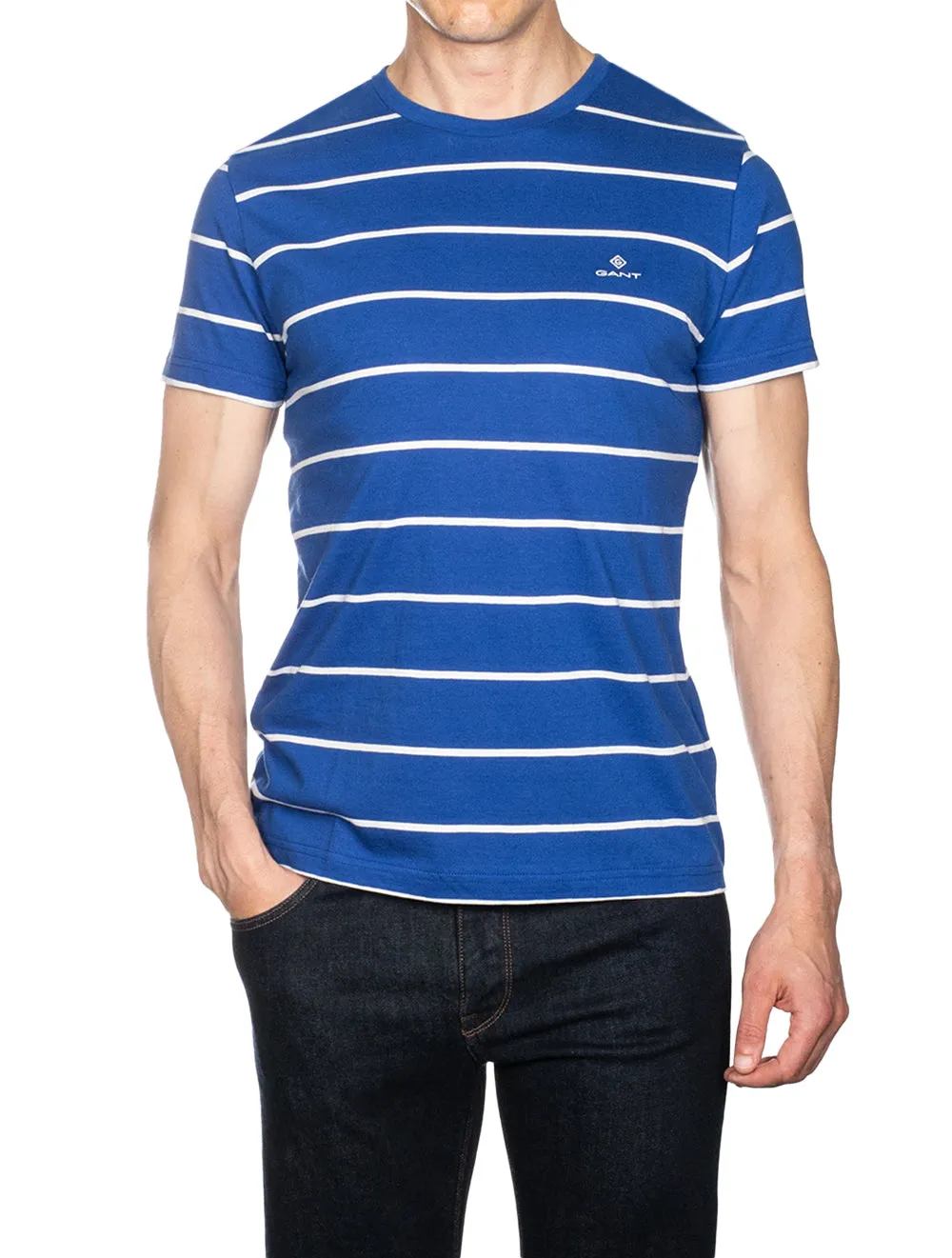 Br Stripe Short Sleeve T-Shirt College Blue