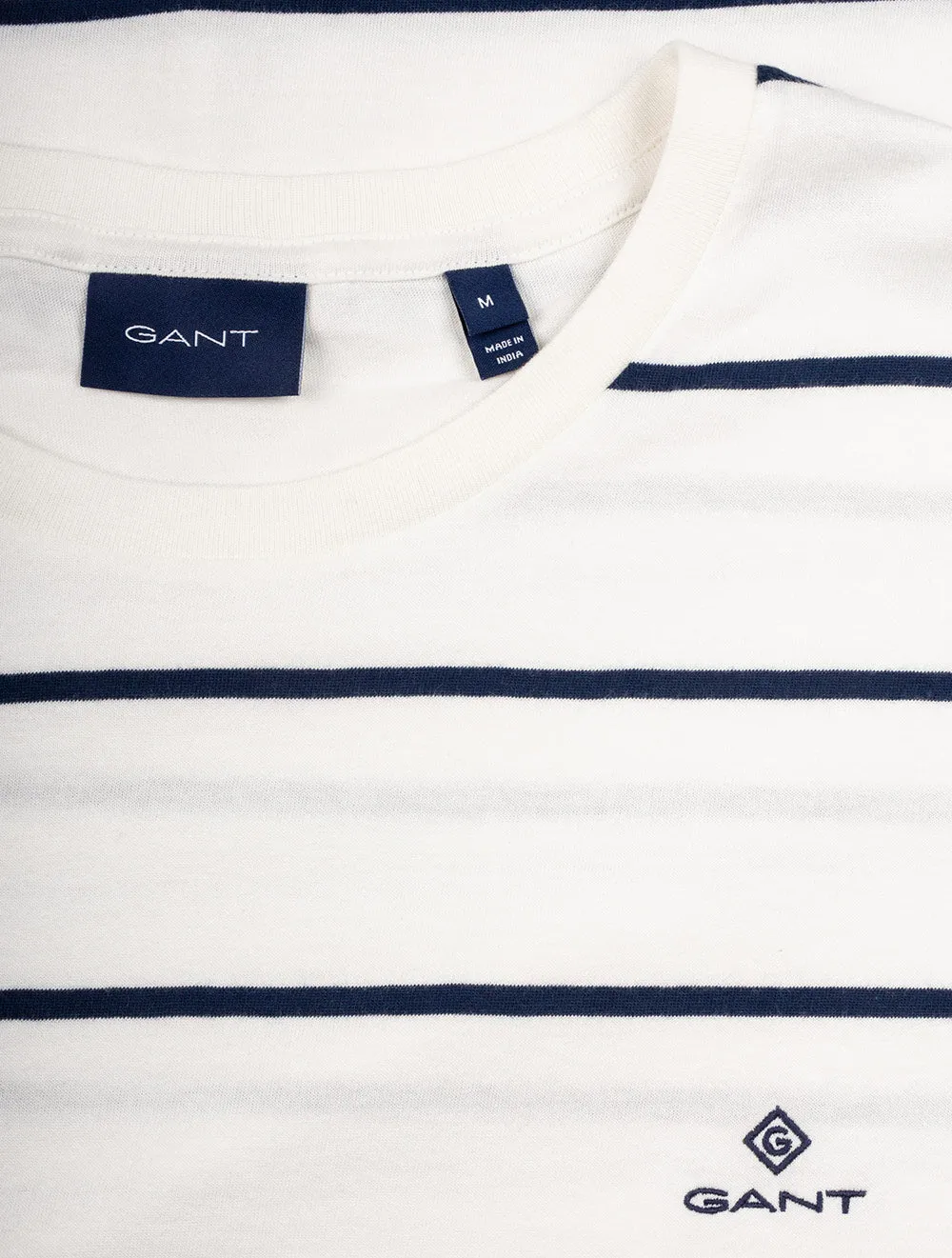 Br Stripe Short Sleeve T Shirt Eggshell