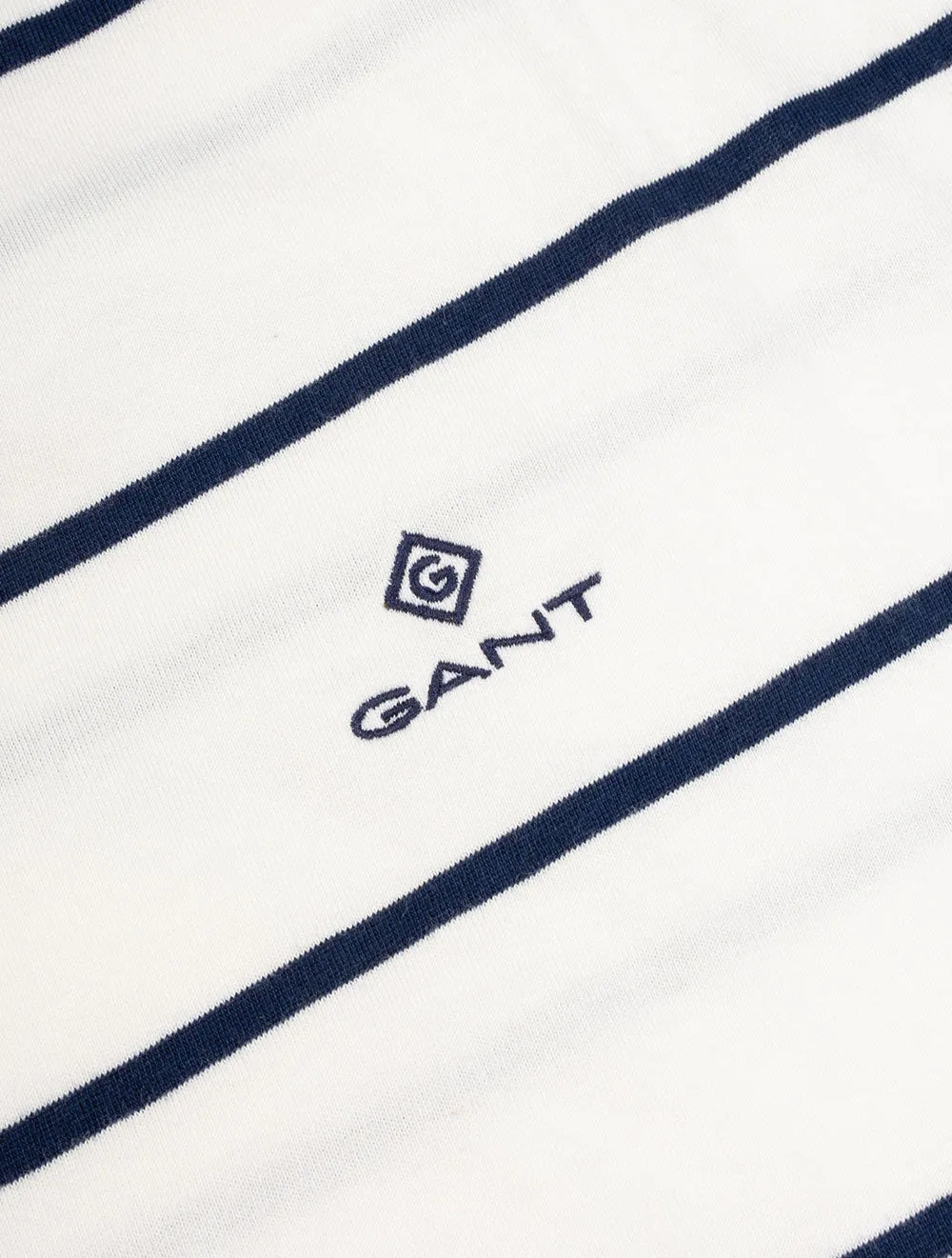 Br Stripe Short Sleeve T Shirt Eggshell