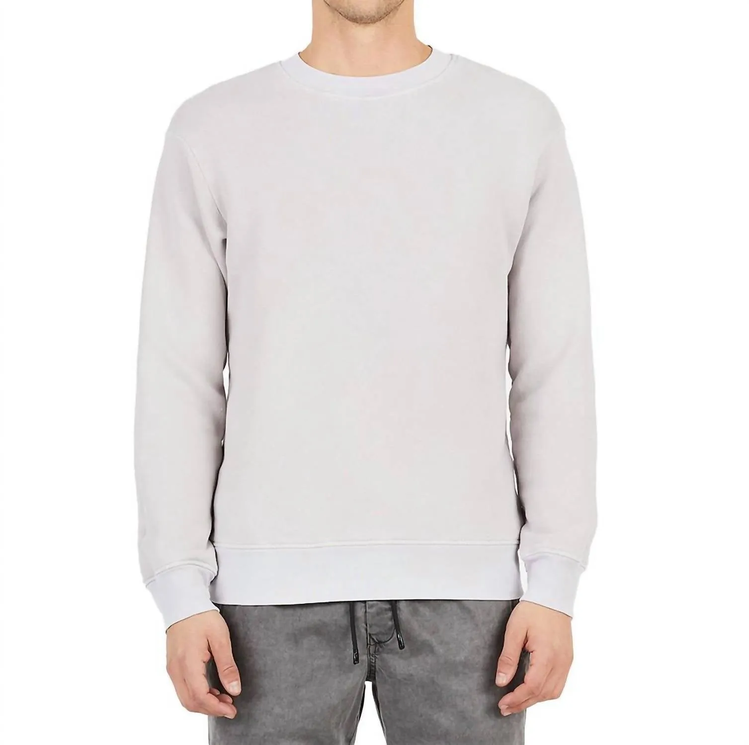 Bronx Crew Sweatshirt In Vintage White Stone