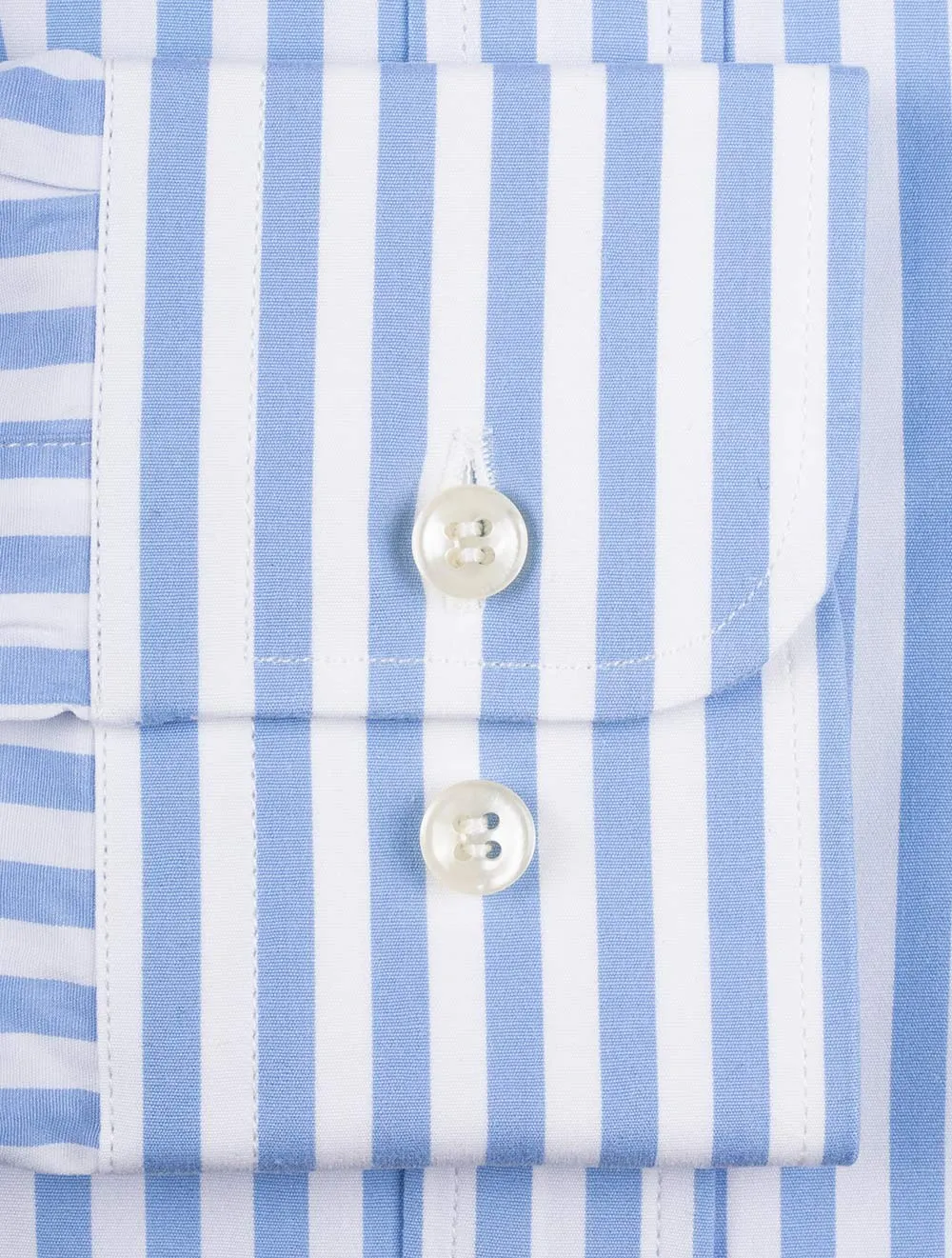 Buttondown Stripe Shirt Blue