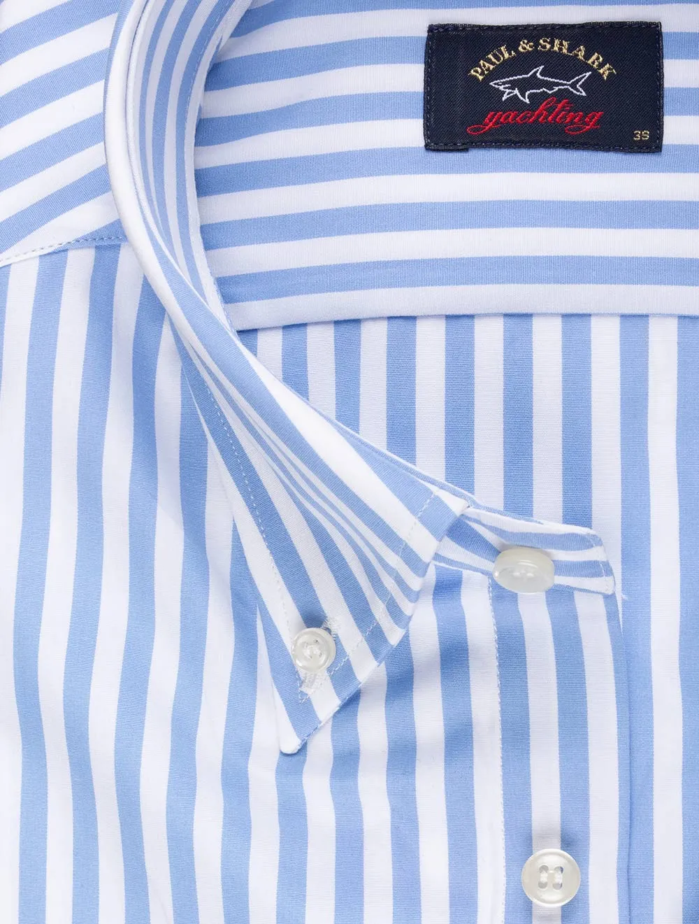 Buttondown Stripe Shirt Blue