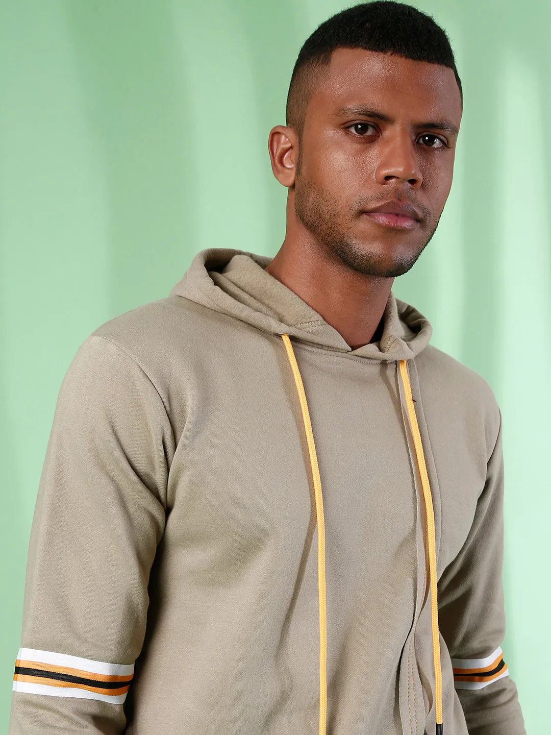 Campus Sutra Men Solid Full Sleeve Stylish Casual Sweatshirts