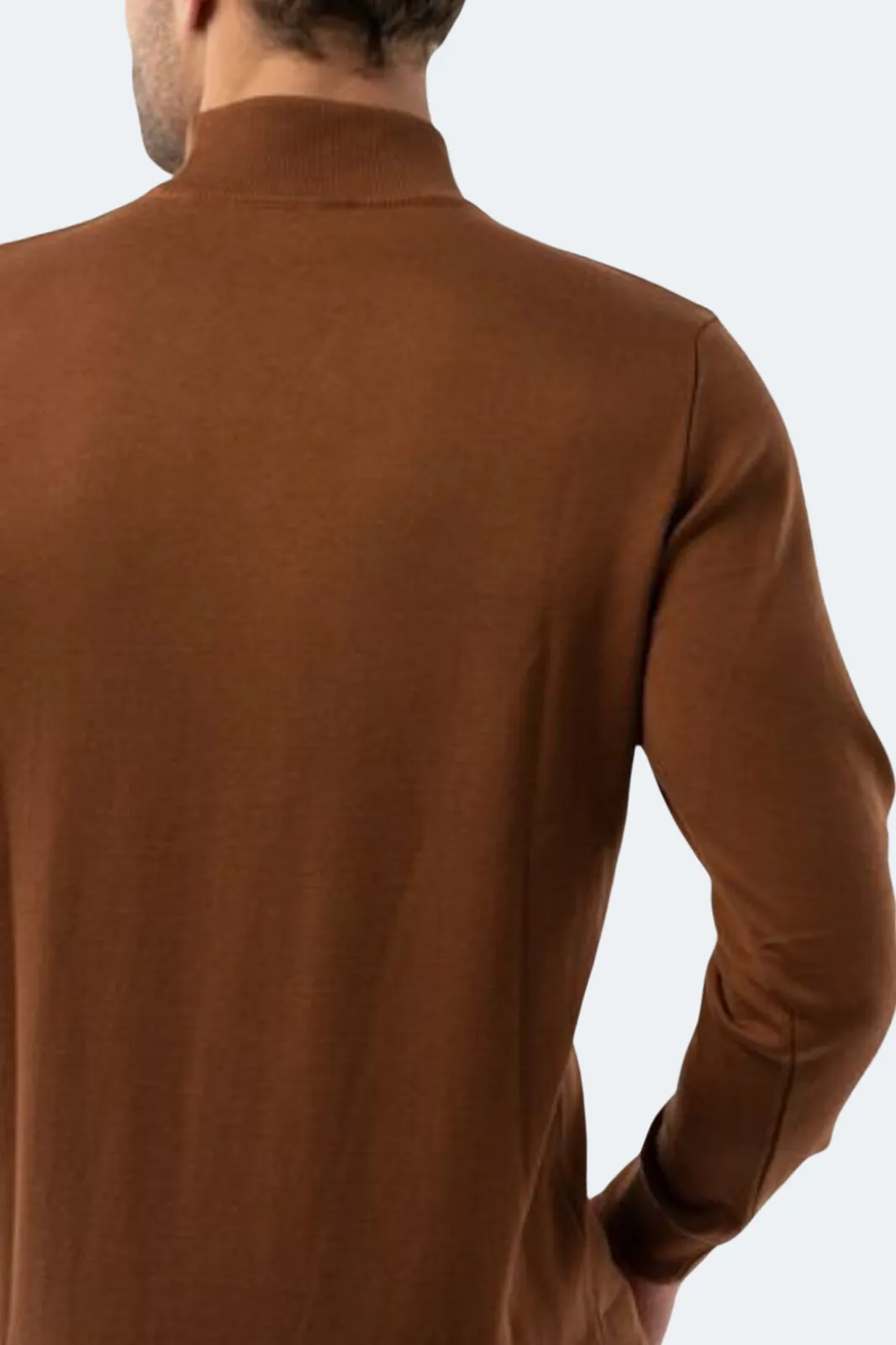 Chestnut Mockneck Sweater