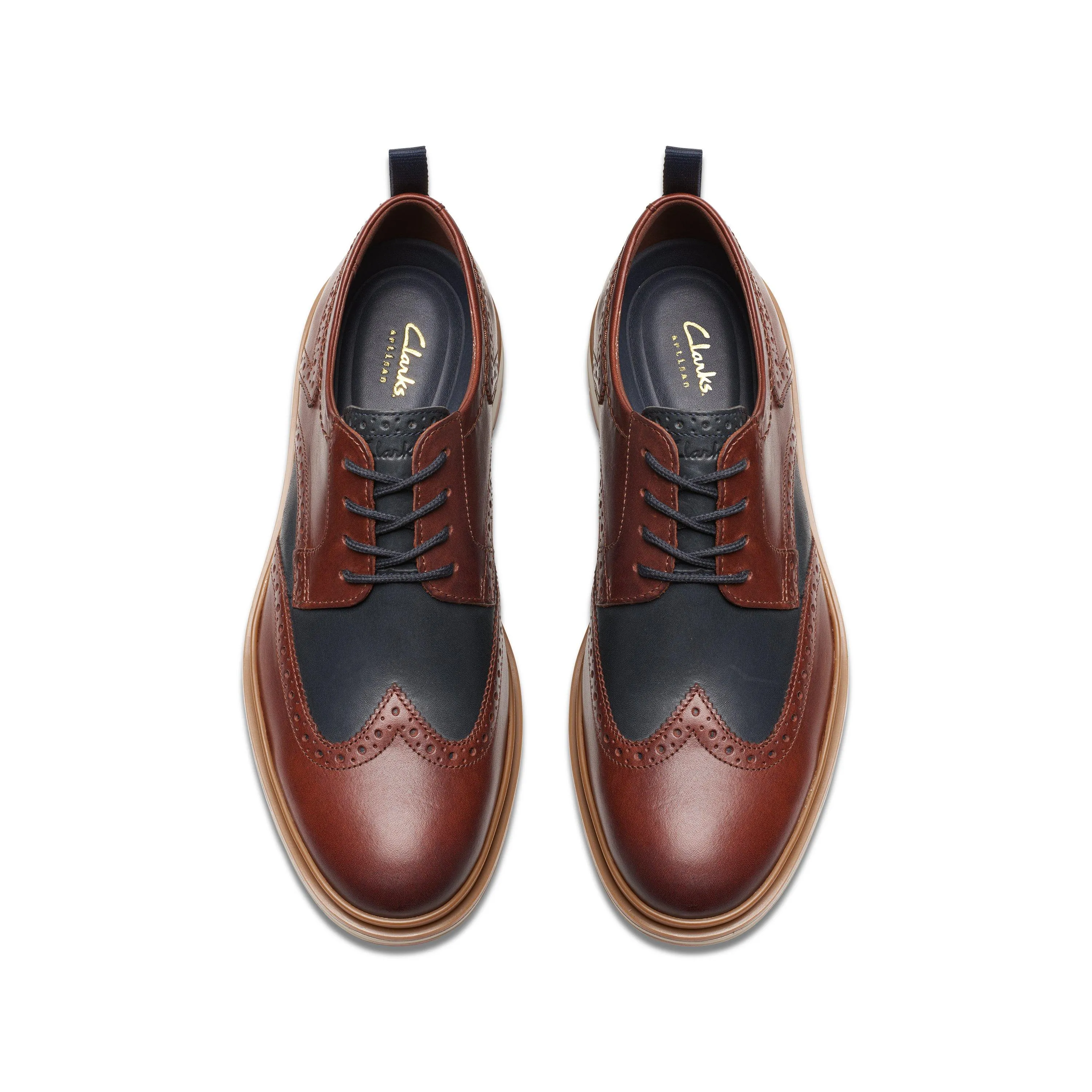 Clarks Chantry Wing in Brown Leather