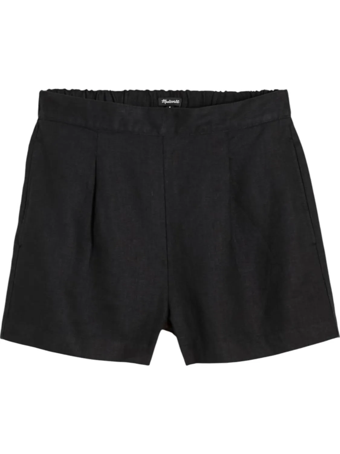 Clean Pull On Shorts In Black