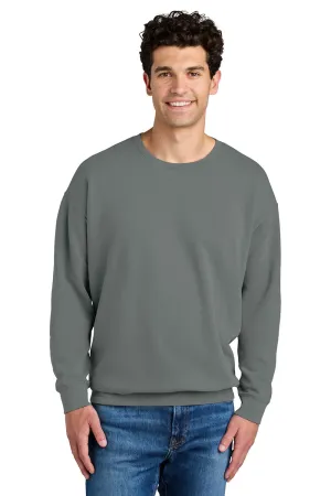 Comfort Colors Mens Garment Dyed Fleece Crewneck Sweatshirt - Grey