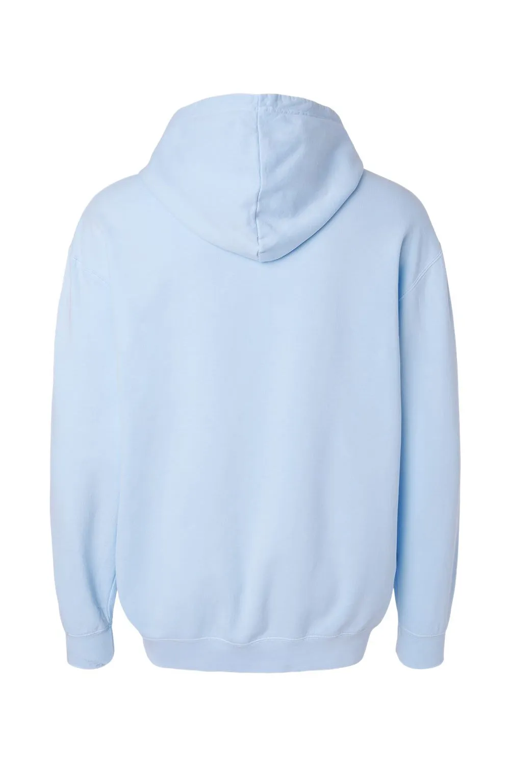 Comfort Colors Mens Garment Dyed Fleece Hooded Sweatshirt Hoodie - Hydrangea Blue