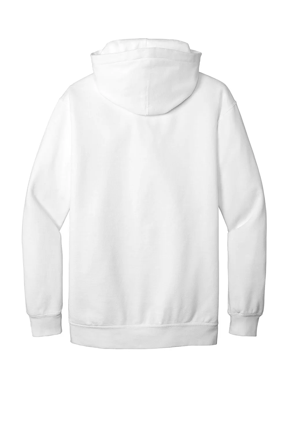 Comfort Colors Mens Hooded Sweatshirt Hoodie w/ Pouch Pocket - White