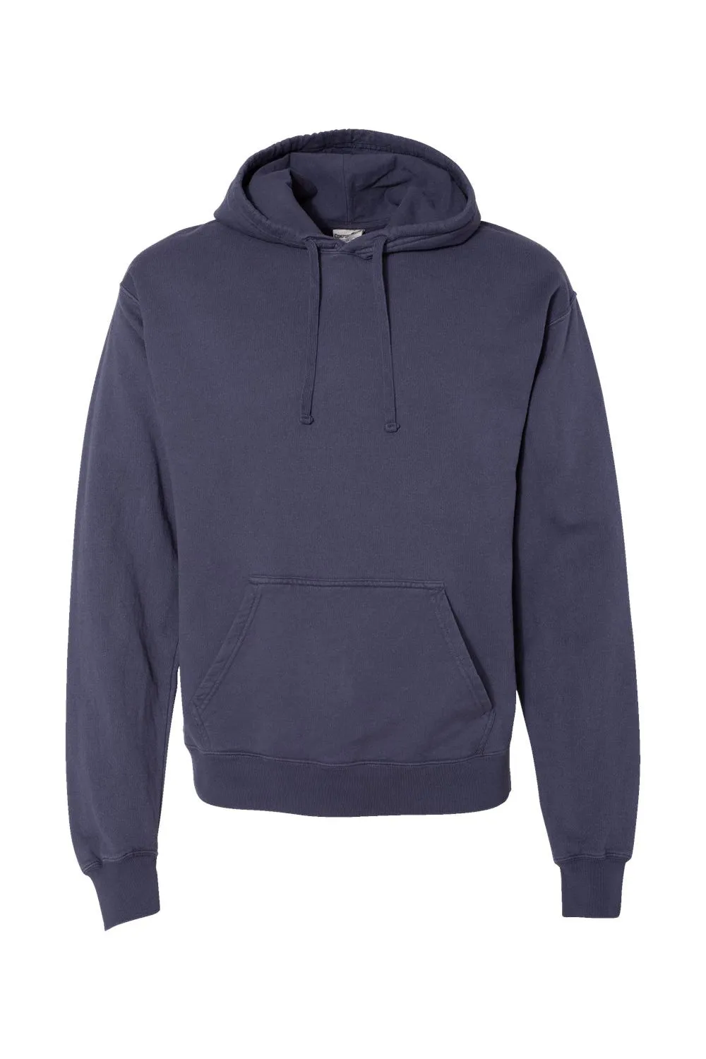 ComfortWash By Hanes Mens Hooded Sweatshirt Hoodie w/ Pouch Pocket - Anchor Slate Blue