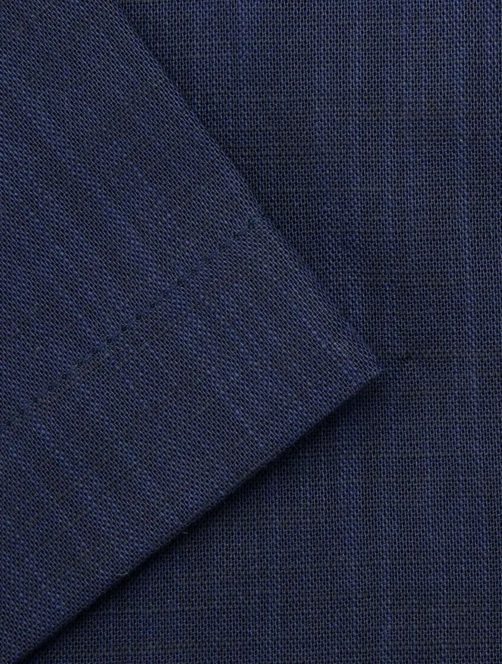 Cotton Short Sleeves Casual Shirt Navy
