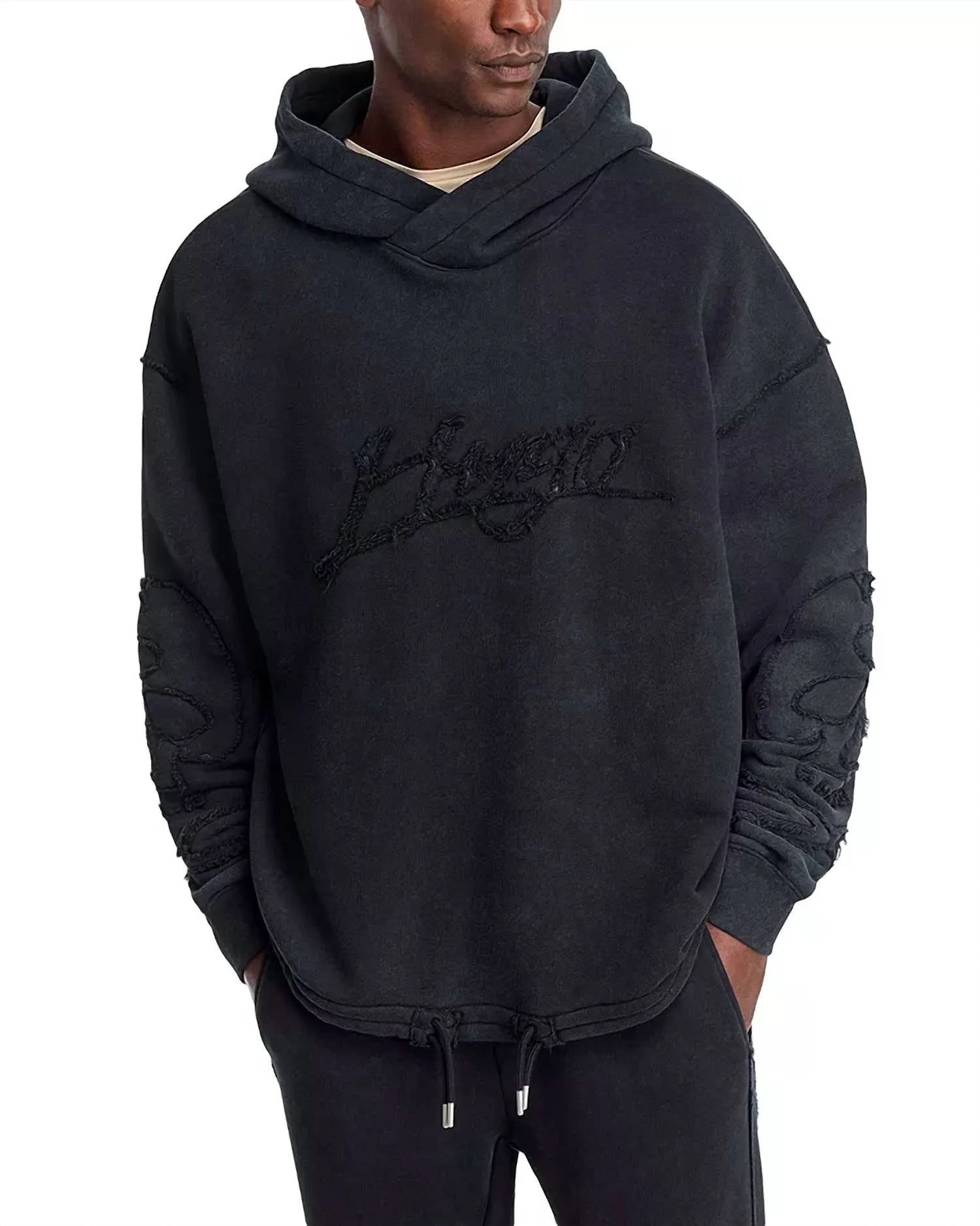 Daskuldy Hoodie Sweatshirt In Black