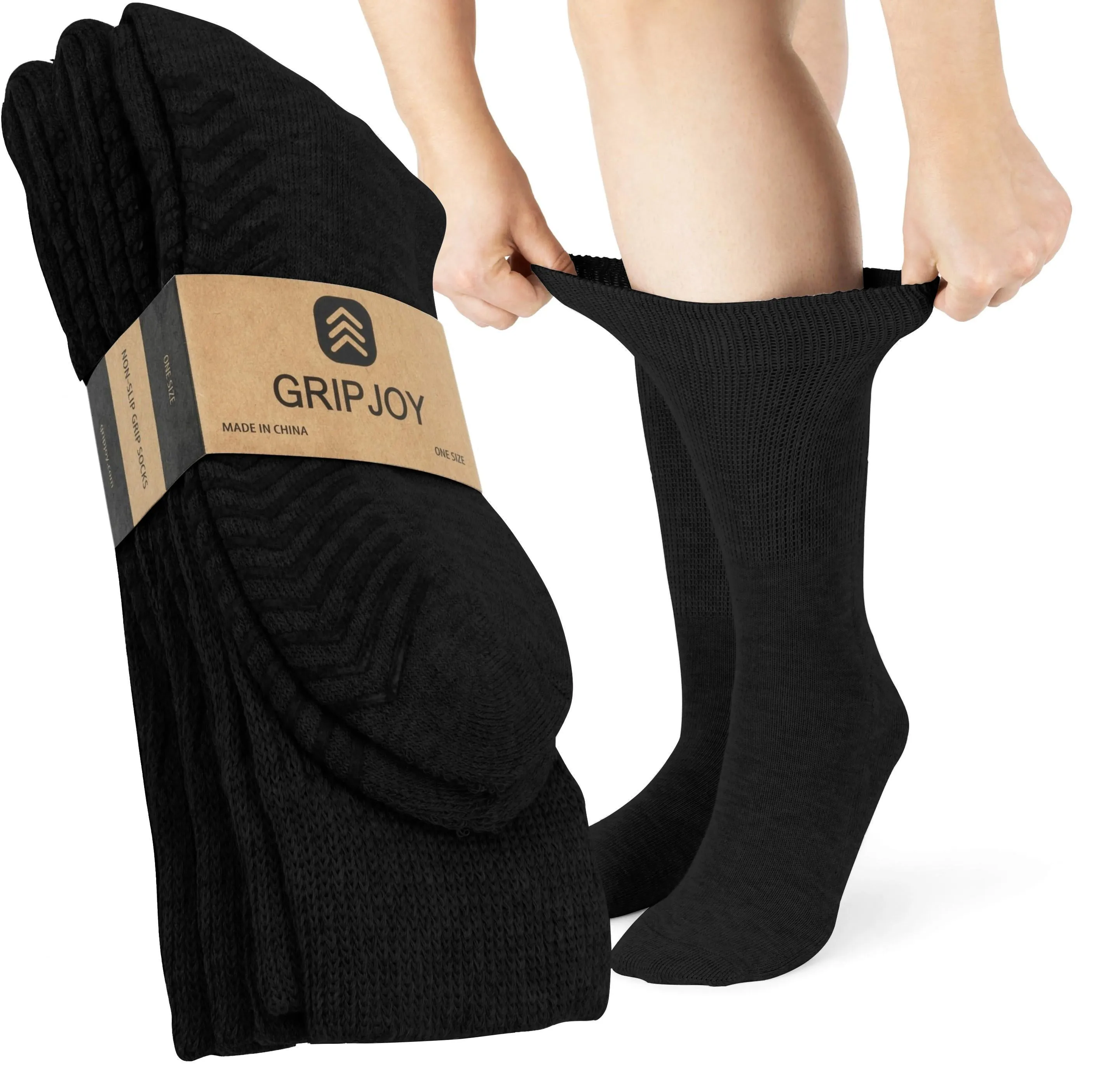 Diabetic Socks with Grips (Pack of 3)
