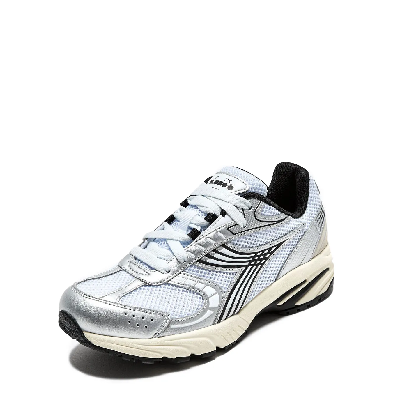 Diadora Womens SAO-KO 280 Trainer White / Silver